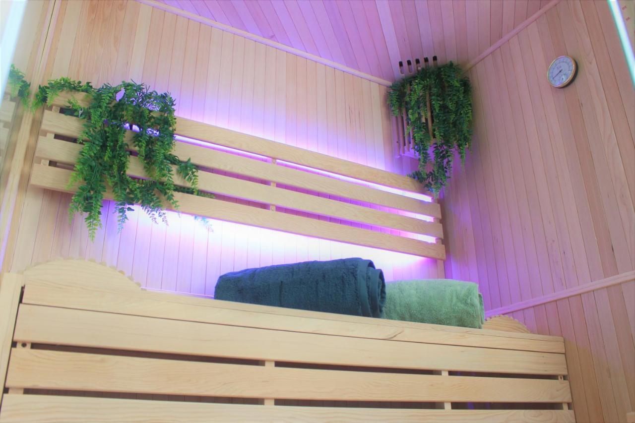 Sauna En Bord De Riviere 모레 외부 사진