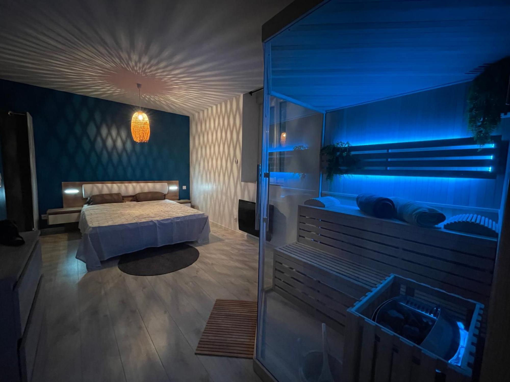 Sauna En Bord De Riviere 모레 외부 사진